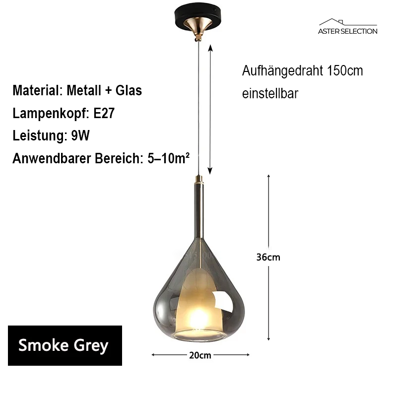 Moderner Glas Kronleuchter