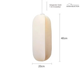 Minimalistische Stoff Deckenlampe
