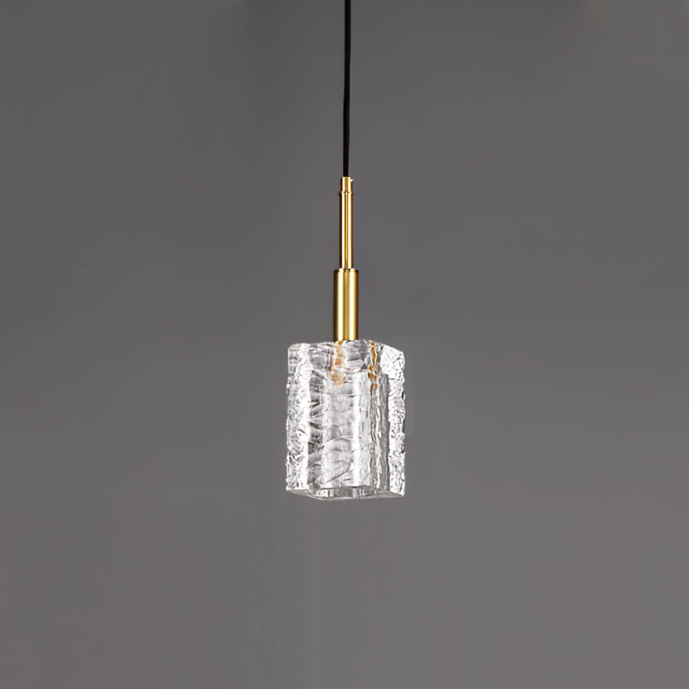 Stilvolle  Messing -Kristalllampe