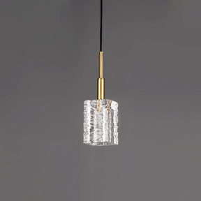 Stilvolle  Messing -Kristalllampe