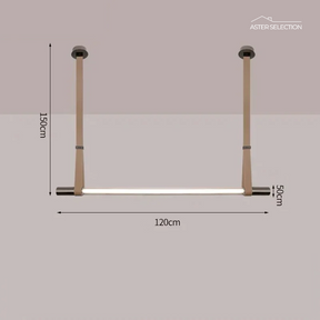Designer Leder Pendelleuchte