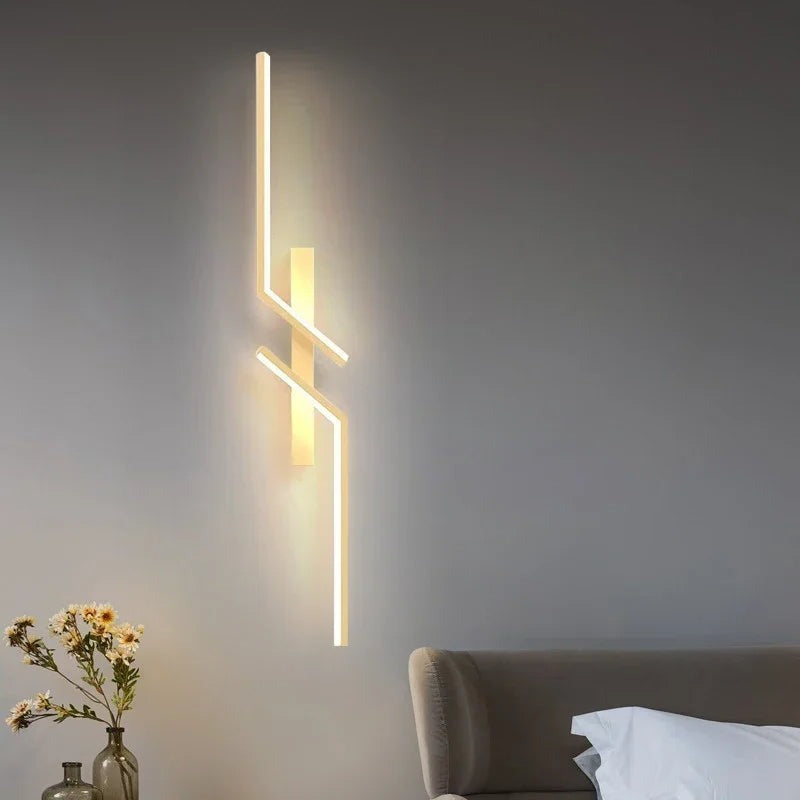 Moderne LED-strip wandlamp