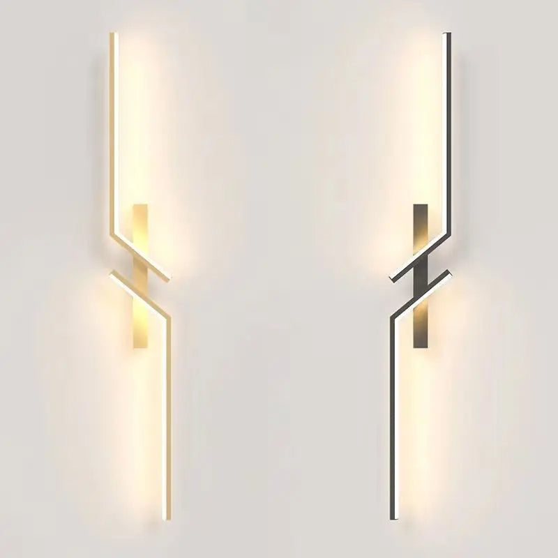 Moderne LED-strip wandlamp