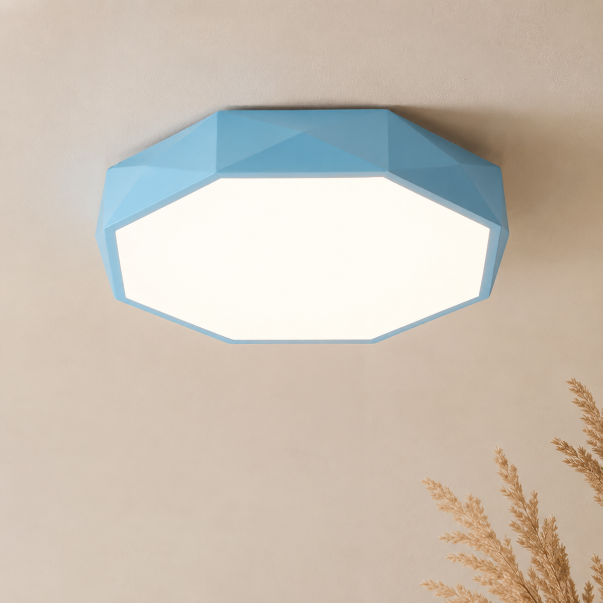 Norvella Skandinavische LED-Deckenleuchte aus Eisen und PVC