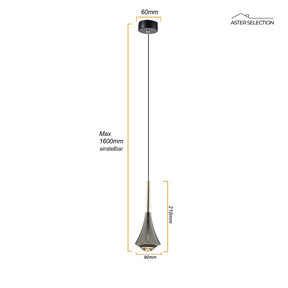 Spiegel LED Pendelleuchte