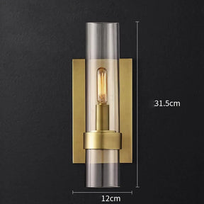 Black designer wall light
