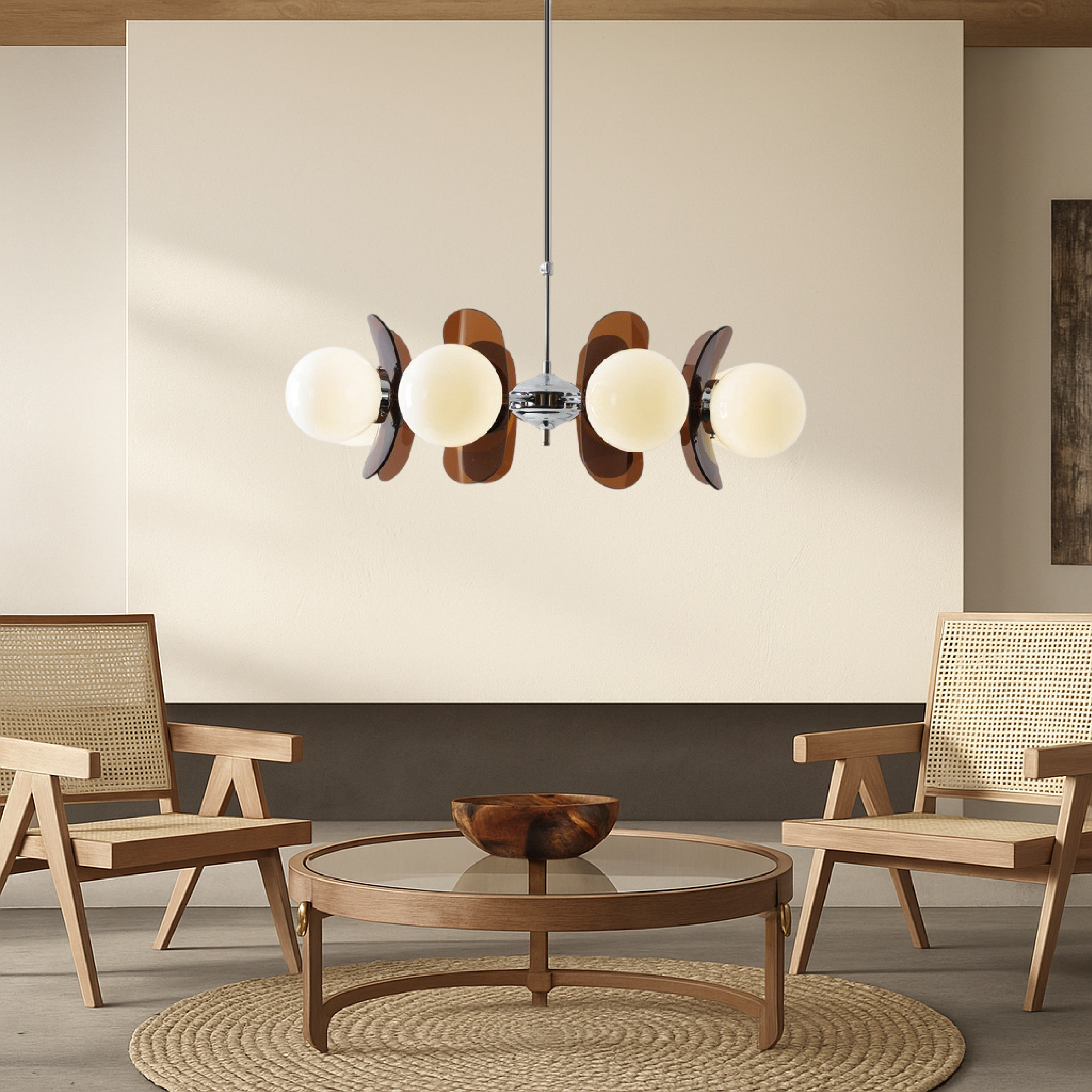 moderner kronleuchter wohnzimmer bauhaus design deckenleuchte warmes licht