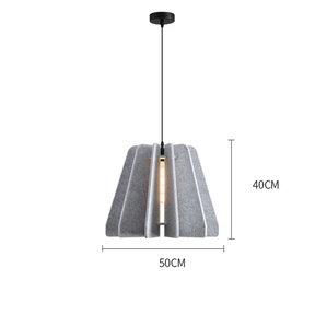 Filz LED Pendelleuchte