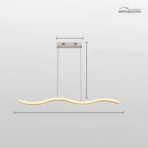 Moderne Linear Pendelleuchte