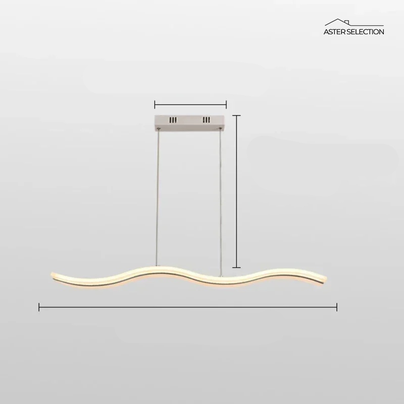 Moderne Linear Pendelleuchte