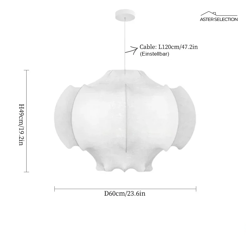 Japanische Seidenlampe