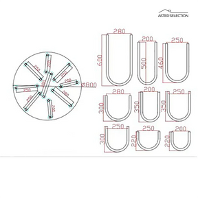 Moderne U-Shape Pendellampe