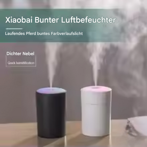 Compact USB aroma humidifier with LED lighting – quiet operation &amp; stylish design