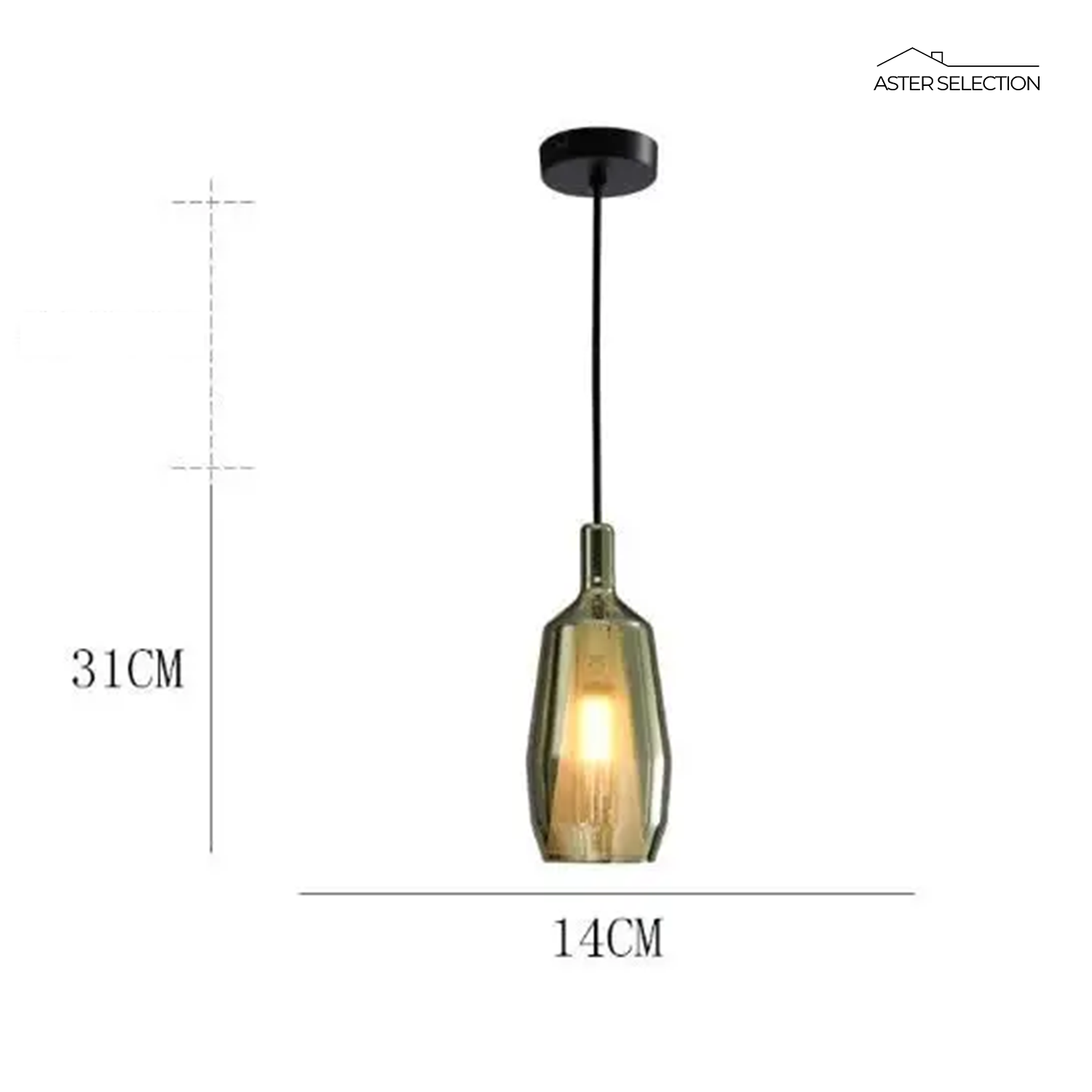 Nordic Glas Pendelleucht