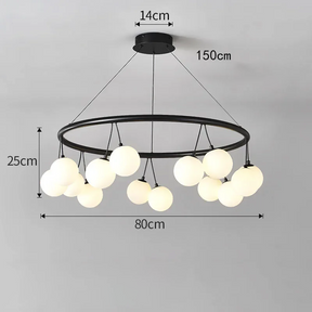 Glas Kugel Pendelleuchte