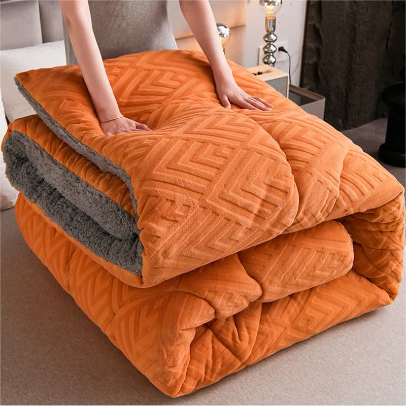 Schwere Sherpa-Decke mit Steppschicht-Aster Selection