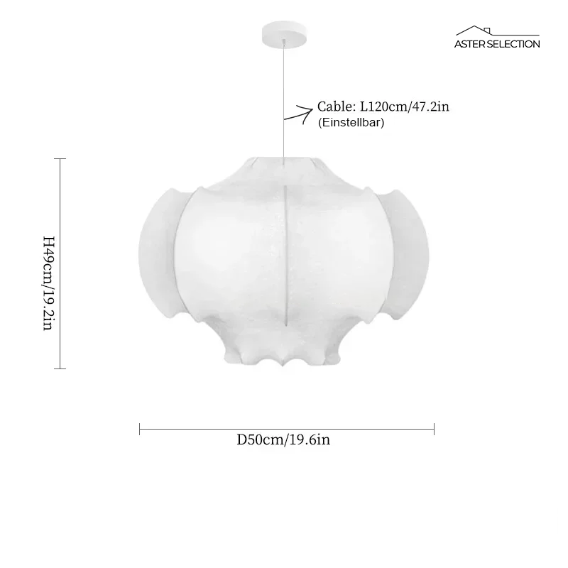 Japanische Seidenlampe
