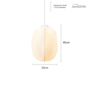 Minimalistische Stoff Deckenlampe