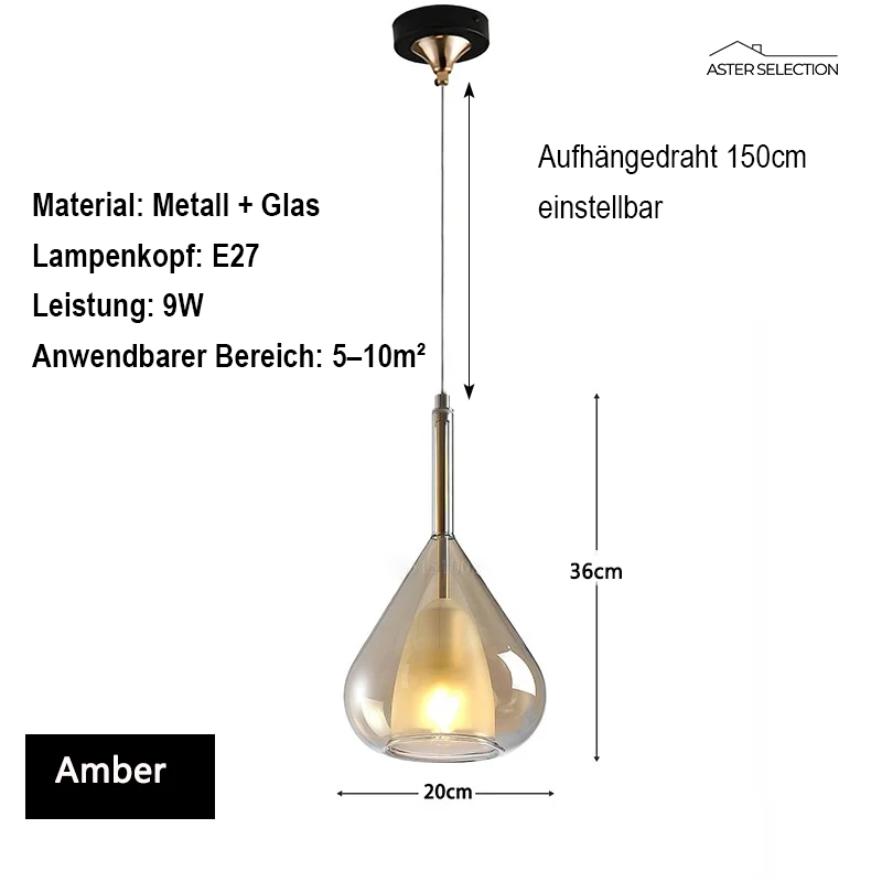 Moderner Glas Kronleuchter