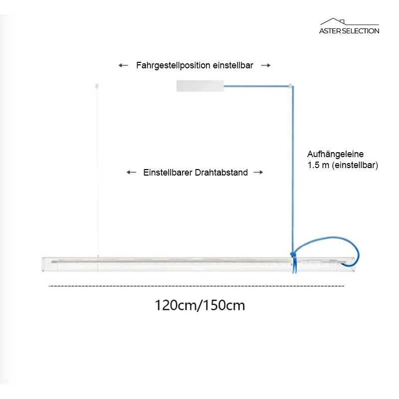 Nordic Glas Kronleuchter