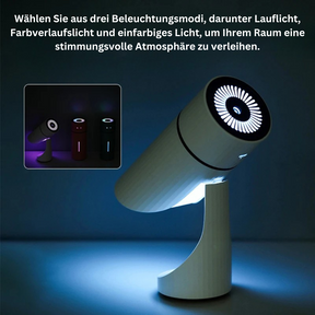 Drehbarer Mini Luftbefeuchter mit Licht