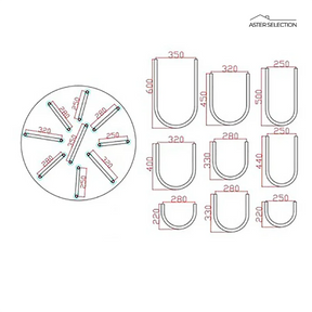 Moderne U-Shape Pendellampe