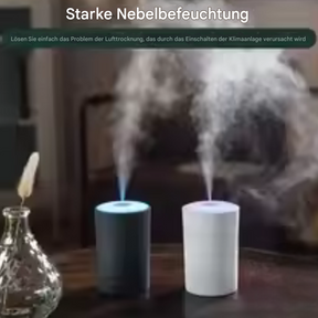 Compact USB aroma humidifier with LED lighting – quiet operation &amp; stylish design
