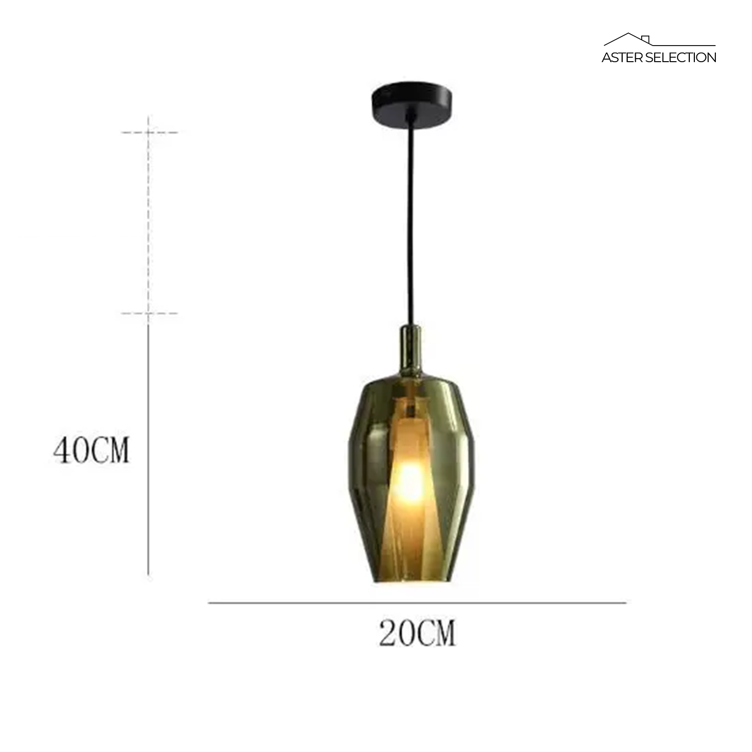 Nordic Glas Pendelleucht