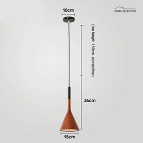 Farbige LED Pendellampe