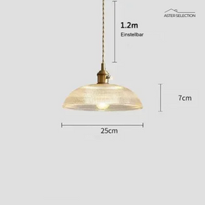 Glas E27 Pendelleuchte