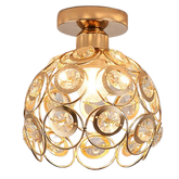 Gouden luxe halplafondlamp