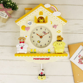 Kinderzimmer Wanduhr mit Cartoon-Motiven