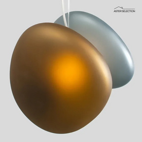 Minimalistische Eisen Glas Hängeleuchte