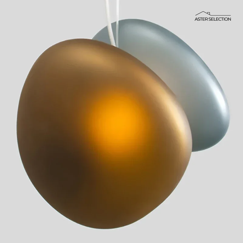 Minimalistische Eisen Glas Hängeleuchte