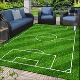 Voetbal loungetapijt deluxe