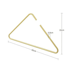 Luxuriöse Metall-Kleiderbügel im 5er-Set