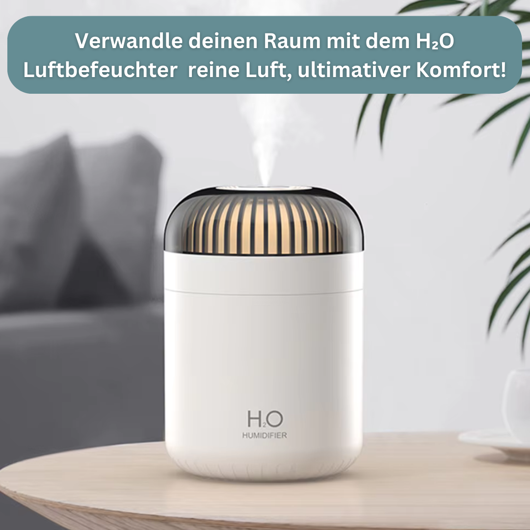 Tragbarer 500ml LED Mini-Luftbefeuchter – Für Zuhause, Büro & Unterwegs