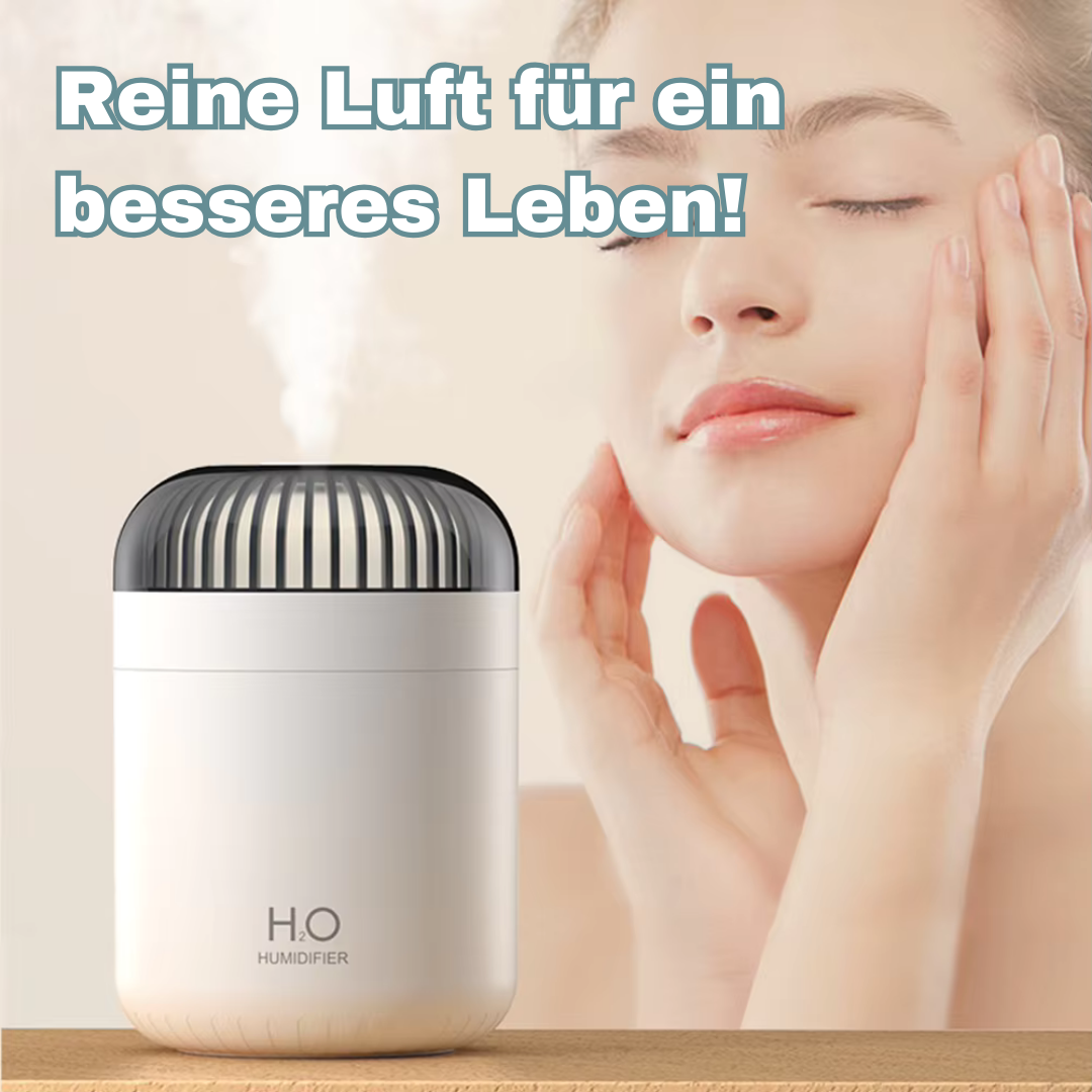 Tragbarer 500ml LED Mini-Luftbefeuchter – Für Zuhause, Büro & Unterwegs