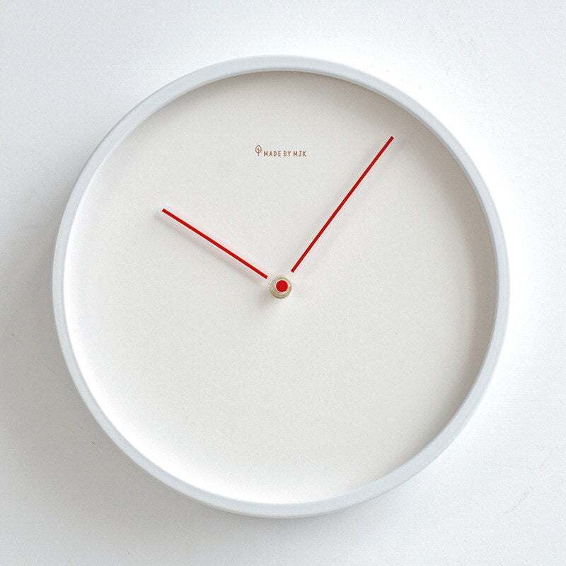 Nordische minimalistische Wanduhr-Aster Selection