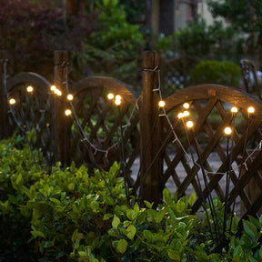Solar garden lights flame dance (set of 2)