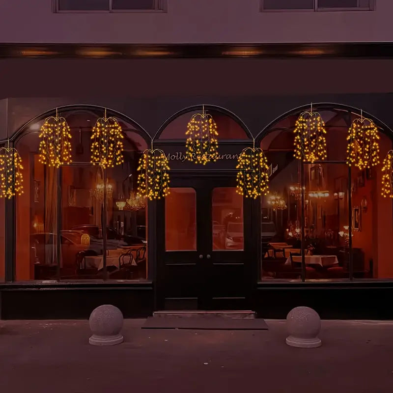 3er Set Baumform LED Lichterkette für Weihnachten & Weihnachtsdekoration