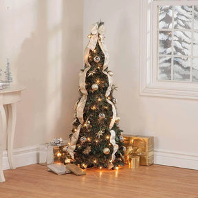Festliche Faltdeko für Weihnachtsbaum