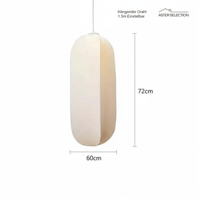 Minimalistische Stoff Deckenlampe