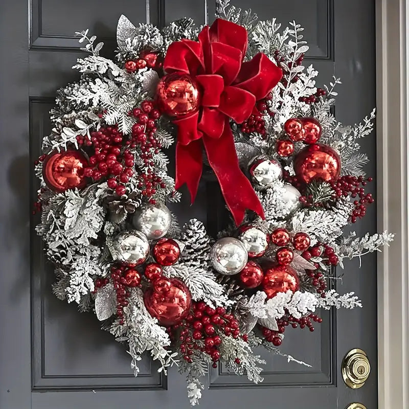 Weihnachtskranz für Tür & Wanddekoration