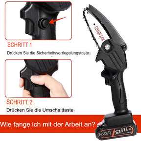 Kompakt-Kettensäge 24V Set