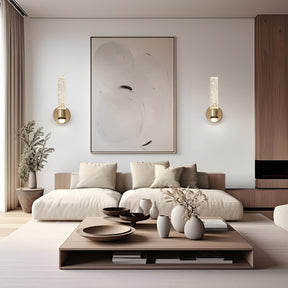 Crystal wall light