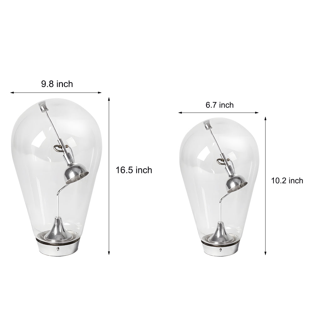 LumiMagnet Industrielle Glastischlampe