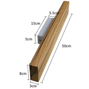 Holz-Riss Wandleuchte