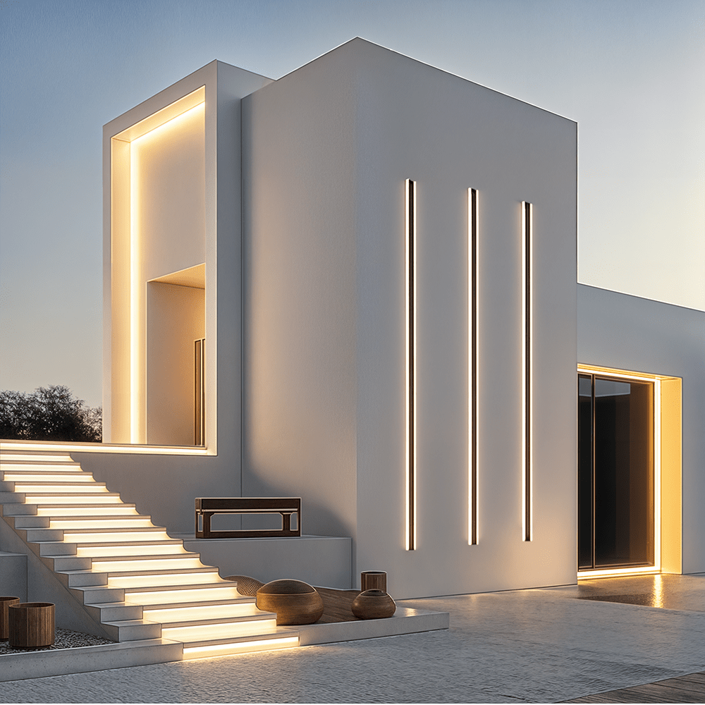 Minimalistischer LED-Außenwandleuchter – Energieeffizient & Robust-Aster Selection