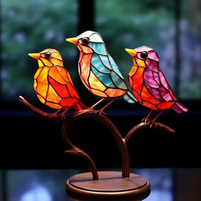 AvianElegance - Handgemaakte glazen vogels voor elegante decoratie